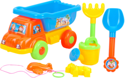 Camion cu 5 Accesorii de Nisip, 31cm | image