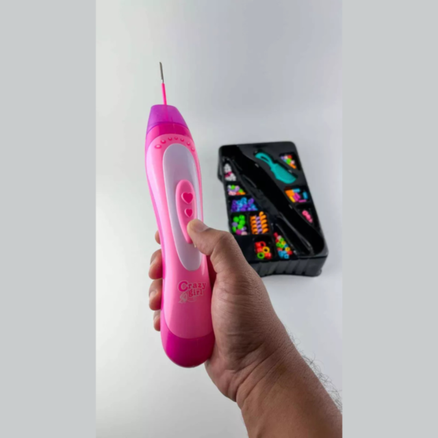 Aparat de Împletit Păr Fashion Hair Beader – Set de Bijuterii pentru Fetițe