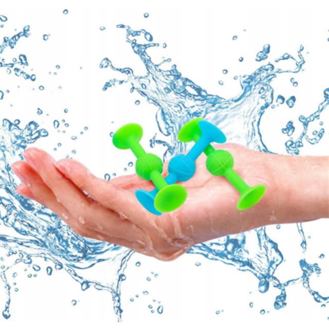 Figurine creative cu ventuze „Happy Suckers”