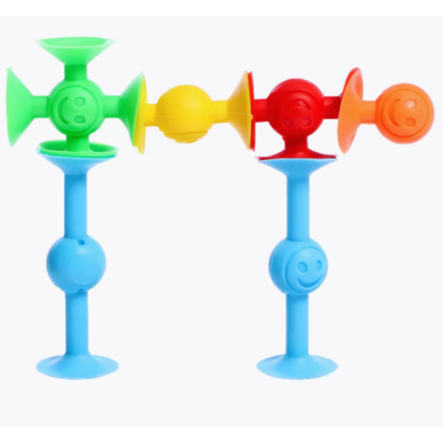 Figurine creative cu ventuze „Happy Suckers”