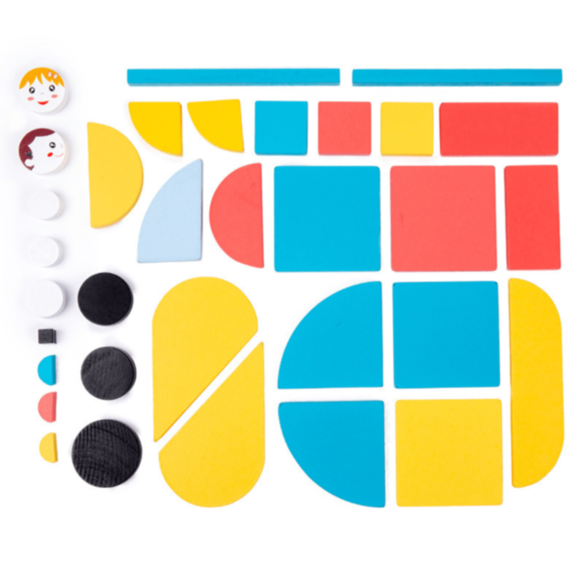 Tangram Educațional cu Vehicule – Joc de Construcție și Logică pentru Copii