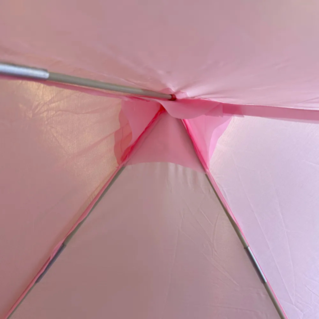 Căsuță de Joacă Roz Tip Cort pentru Copii, Model Animale Colorate, 125 cm