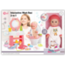Păpușă Interactivă cu Toaletă și Chiuvetă cu Lumini și Sunete – Set Complet de Îngrijire 2 în 1
