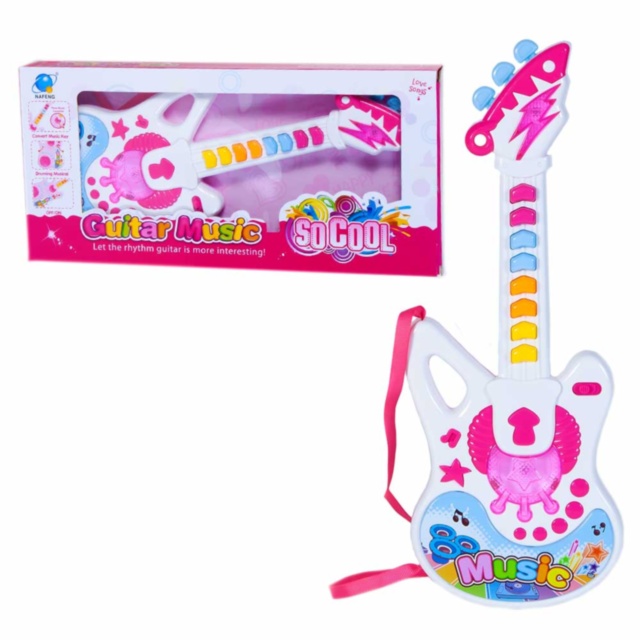 Chitară Electronică Interactivă cu Lumini și Sunete