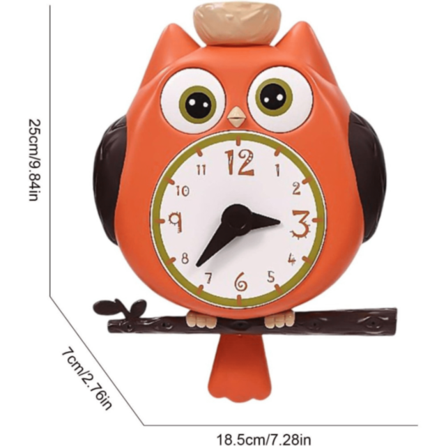 Bufniță cu Ceas și Jet de Apă pentru Baie (culoare aleatorie)