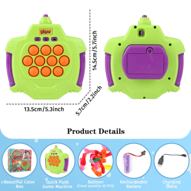 Quick Burst Joc Interactiv cu Balon și Lumini