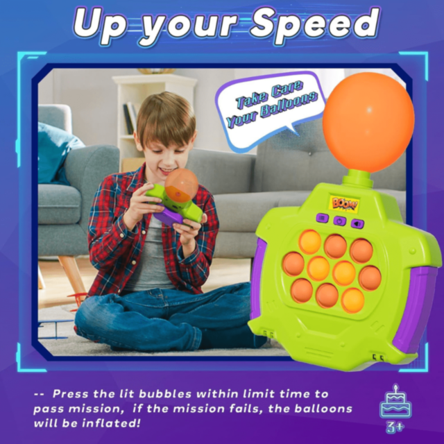 Quick Burst Joc Interactiv cu Balon și Lumini