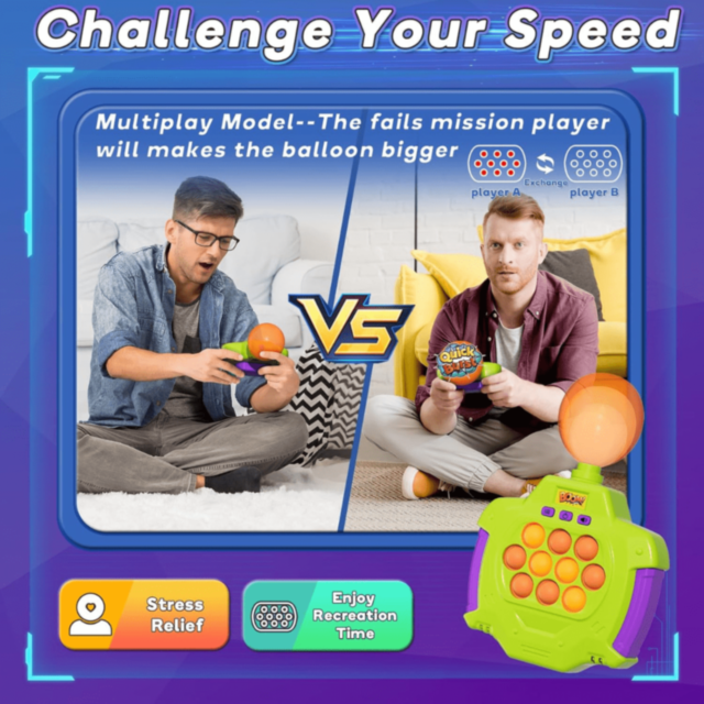 Quick Burst Joc Interactiv cu Balon și Lumini