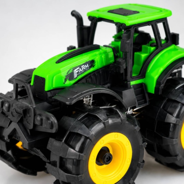 Tractor Monster Truck cu Inerție și Roți Uriașe