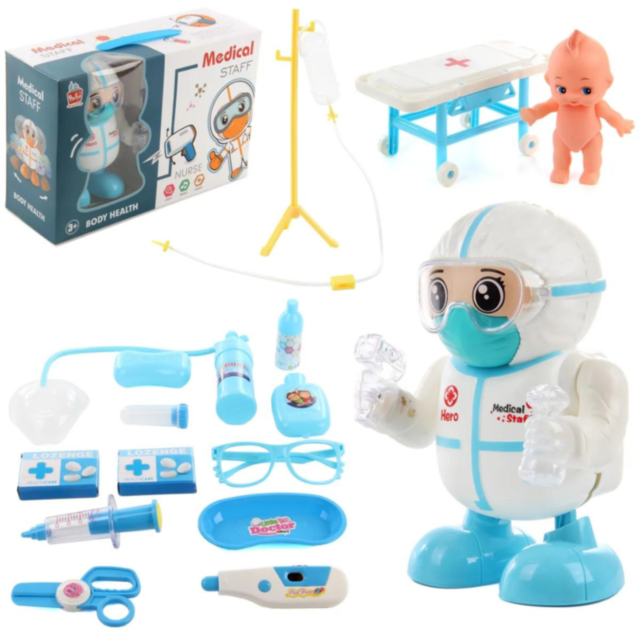 Set Medical Interactiv cu Figurine și Accesorii pentru Copii