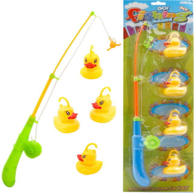 Joc de Pescuit Rățuște cu Undiță cu Cârlig