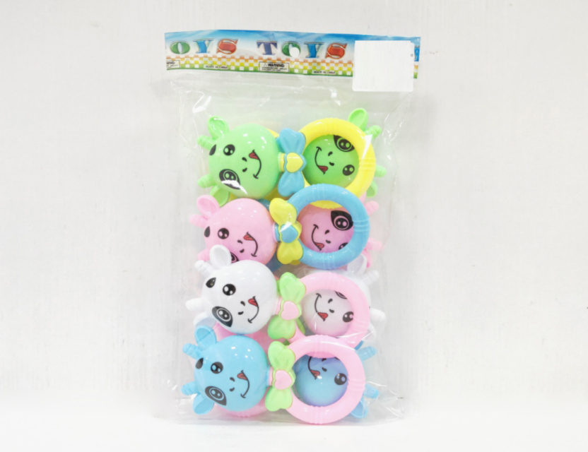 Set 8 zornăitori vesele - Culori și sunete pentru bebeluși