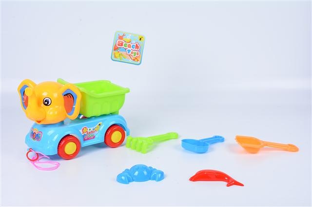 Camionul Elefant cu 5 Piese de Nisip, 25cm