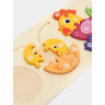 Puzzle evolutiv ou-pui-găină din lemn
