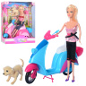 Barbie cu Scooter și Cățeluș
