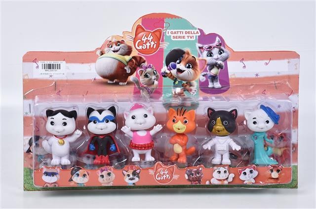 44 Pisici, Set 6 Figurine