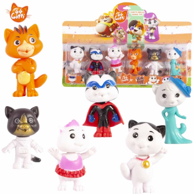 44 Pisici, Set 6 Figurine