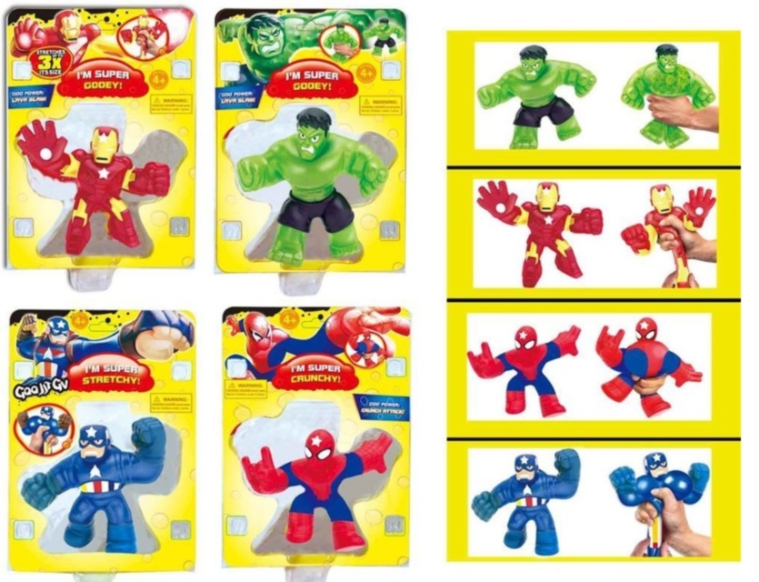 Figurina Goo Jit Zu care se poate întinde