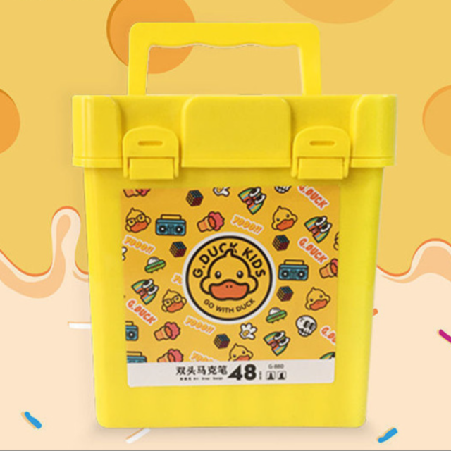 Set 48 Markere Profesionale cu Două Capete – G.Duck