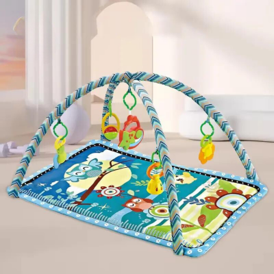 Covoraș interactiv cu jucării suspendate pentru bebeluși | image