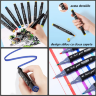 Set de 60 Markere Colorate Dublu Vârf cu Husă Practică