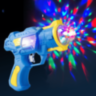 Pistol Spațial cu Lumină Rotativă și Sunete (culoare aleatorie)