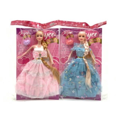 1buc. Păpușă Mireasă cu Rochie Elegantă Aleatorie și Accesorii | image