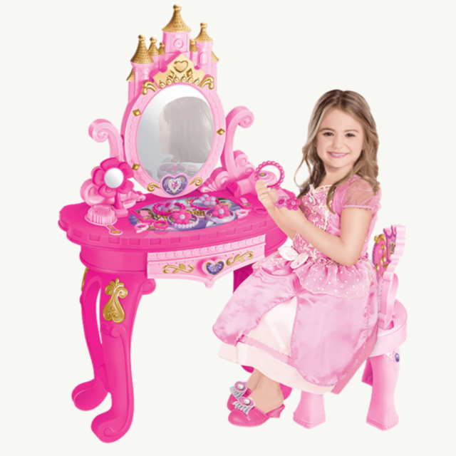 Masa de Toaletă pentru Fetițe cu Accesorii 