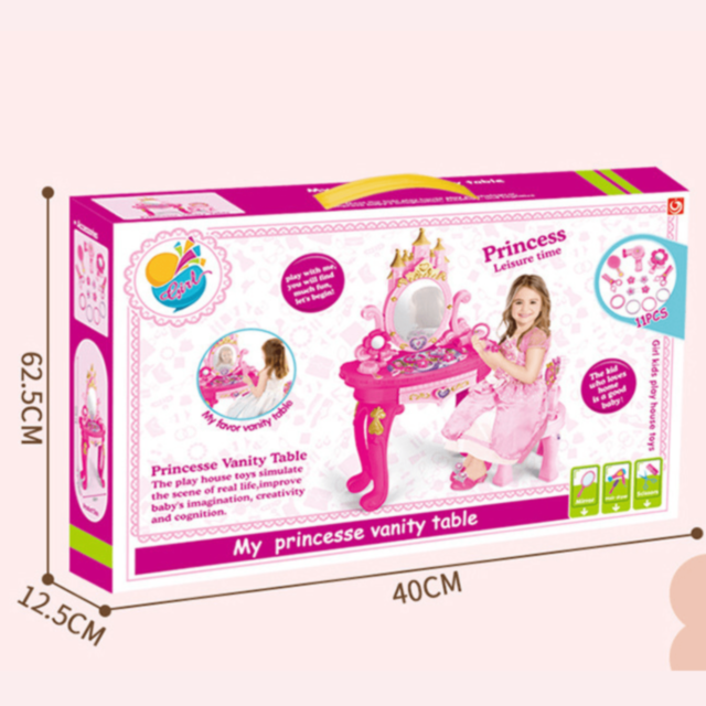 Masa de Toaletă pentru Fetițe cu Accesorii 