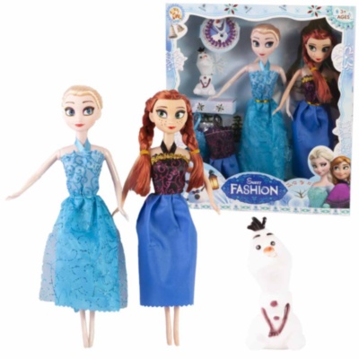 Elsa și Ana cu Olaf și 2 Ținute | image