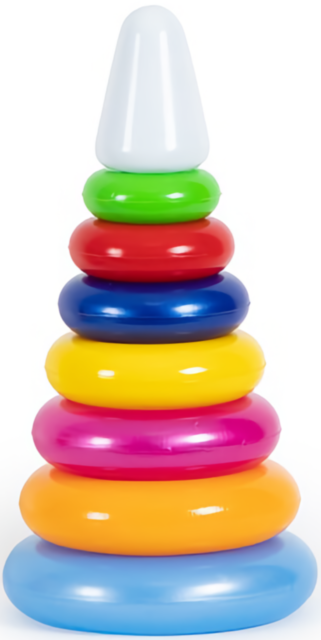 Piramida Multicoloră, 29cm 