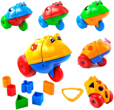 Broasca cu Figuri Geometrice și Sfoară de Tras | image