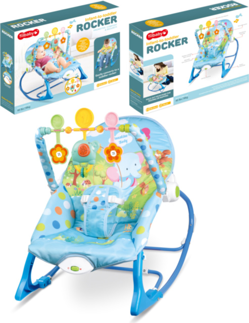 Scaun Balansoar cu Vibrații și Melodii, max.18 kg