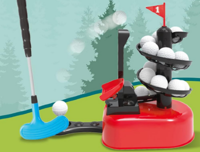 Set Golf Mini pentru Copii, 15 Bile, 3 Tipuri de Crose | image