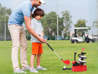 Set Golf Mini pentru Copii, 15 Bile, 3 Tipuri de Crose | image