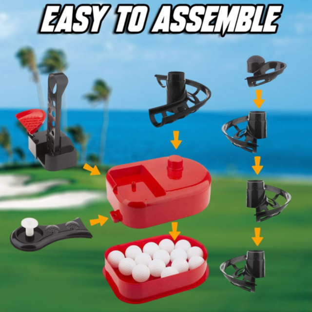 Set Golf Mini pentru Copii, 15 Bile, 3 Tipuri de Crose