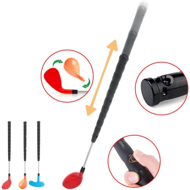 Set Golf Mini pentru Copii, 15 Bile, 3 Tipuri de Crose