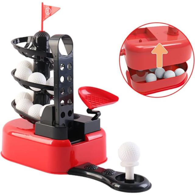 Set Golf Mini pentru Copii, 15 Bile, 3 Tipuri de Crose