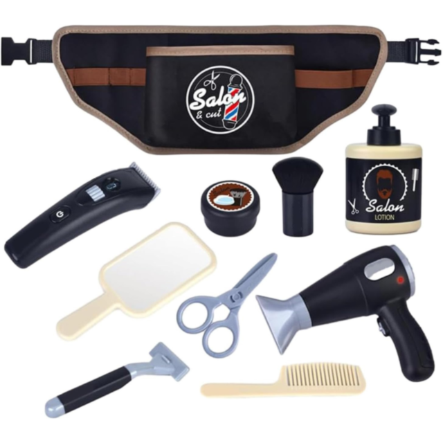 Set Coafor Profesional pentru Copii – 10 Accesorii