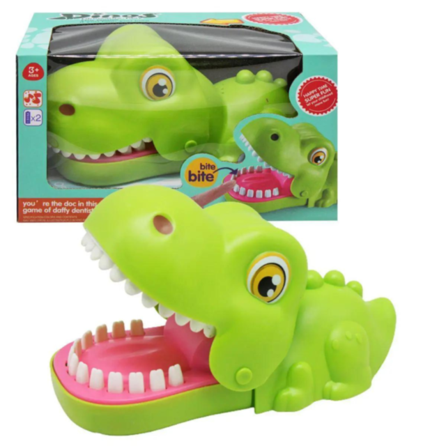 Dinozaur-Crocodil Mușcător - Joc de Reflexe Amuzant