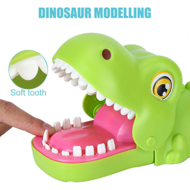 Dinozaur-Crocodil Mușcător - Joc de Reflexe Amuzant