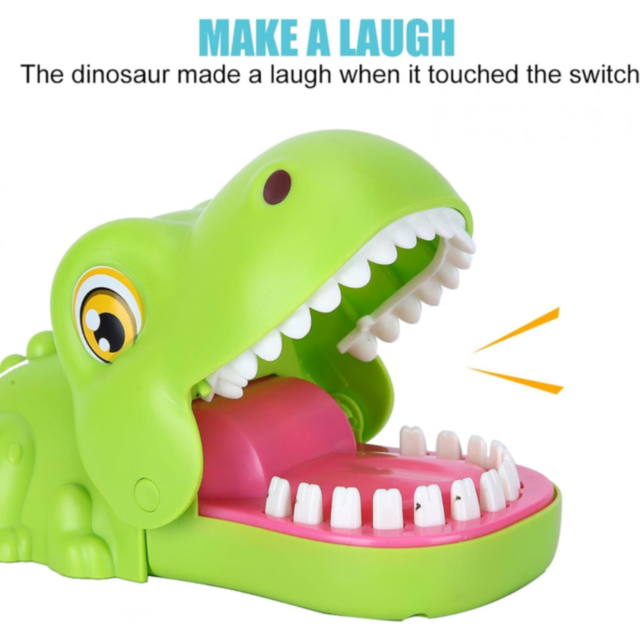 Dinozaur-Crocodil Mușcător - Joc de Reflexe Amuzant