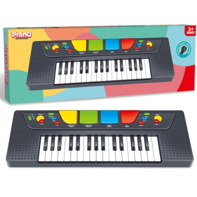 Pian Electronic cu Sunete și Microfon Inclus