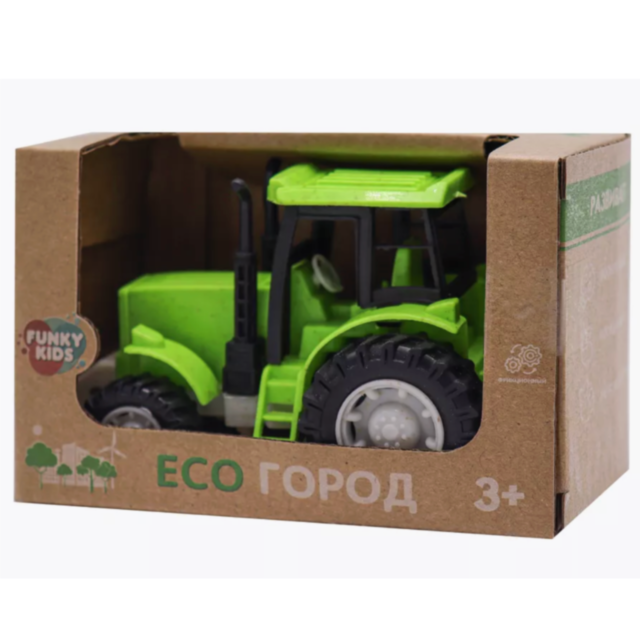 Tractor Ecologic din Bioplastic pentru Copii (culoare aleatorie)