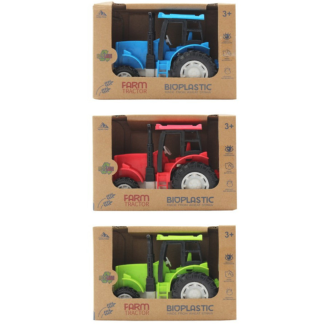 Tractor Ecologic din Bioplastic pentru Copii (culoare aleatorie)