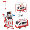 Set Ambulanță Interactivă cu Accesorii Medicale – Stație de Salvare