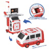 Set Ambulanță Interactivă cu Accesorii Medicale – Stație de Salvare