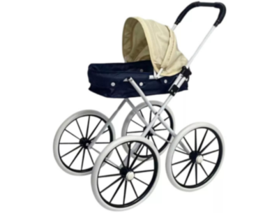 Cărucior pentru Păpuși cu Roti Mari si Design Realist  | image