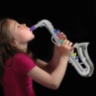 Saxofon de Jucărie pentru Copii cu Taste Colorate (culoare aleatorie)