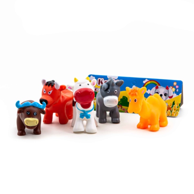 Set 5 Animăluțe de Baie cu Piuitoare